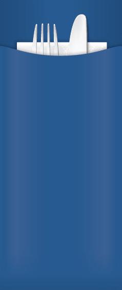 Blue Cutlery Pouch 85 x 200