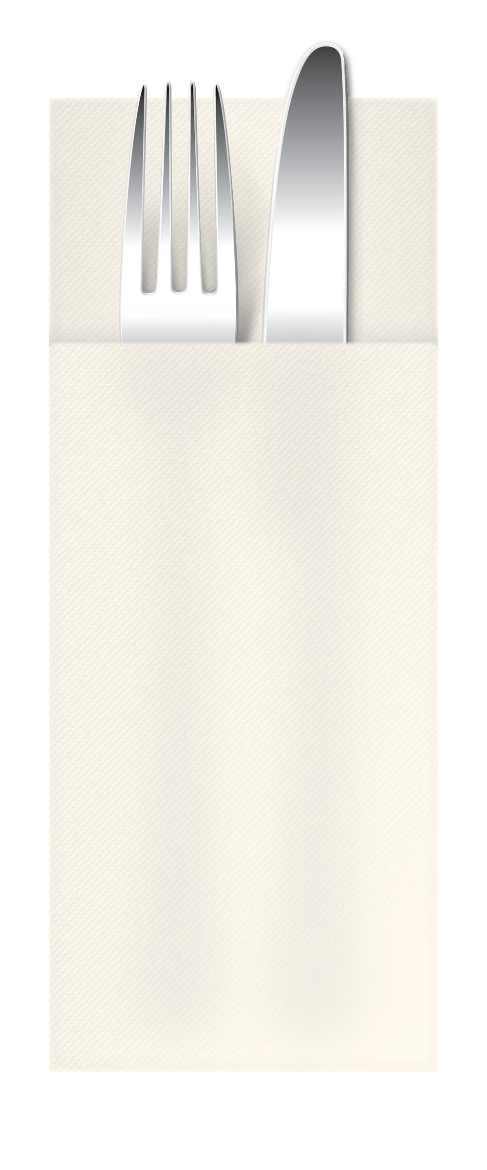 airlaid cutlery pouch with cutlery