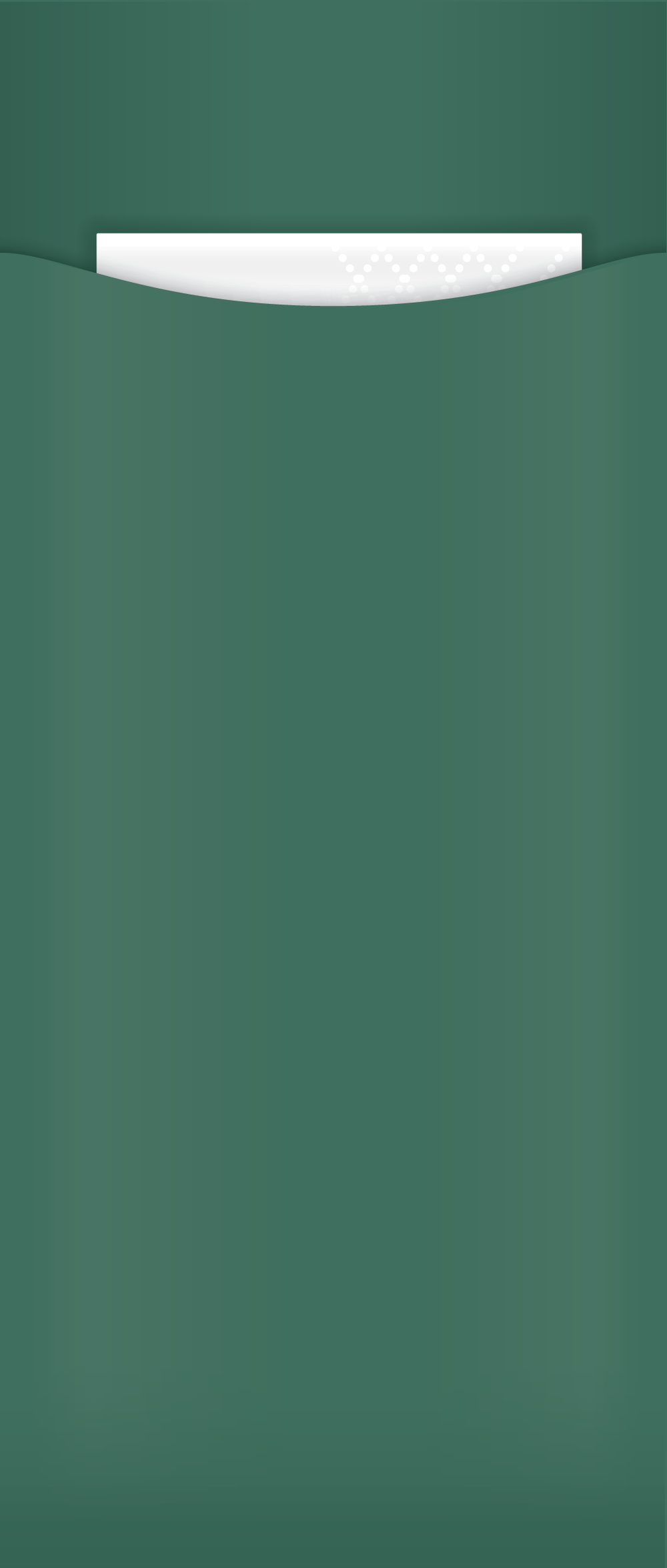 brunswick green cutlery pouch with napkin