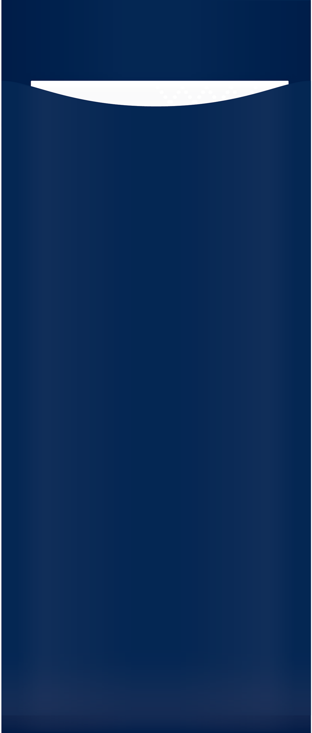 Yiassoo Deluxe Navy Cutlery Pouch with White Napkin