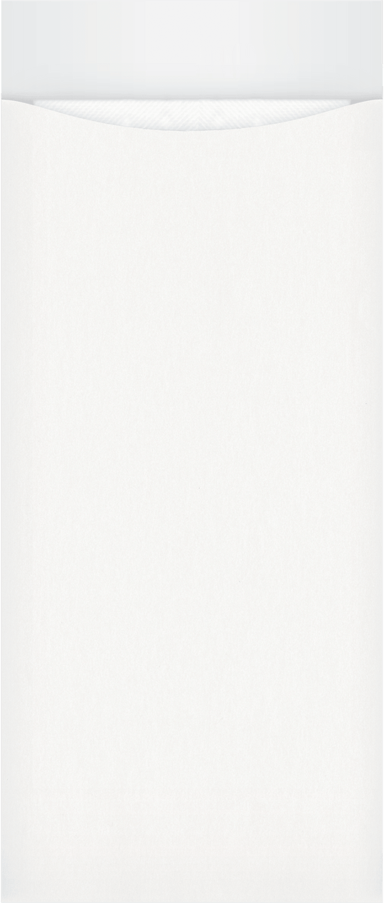 yiassoo deluxe paper cutlery pouch with a white napkin
