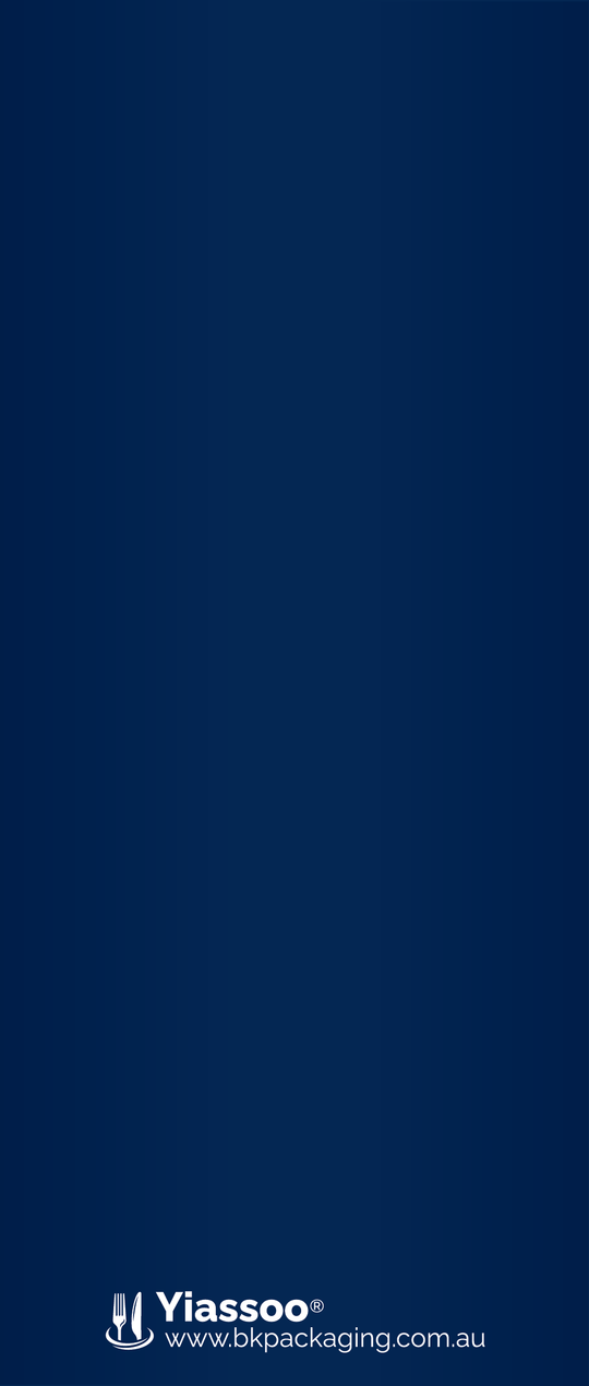 Coming Soon - Yiassoo Navy Cutlery Pouch 85 x 200mm with 3ply White Napkin