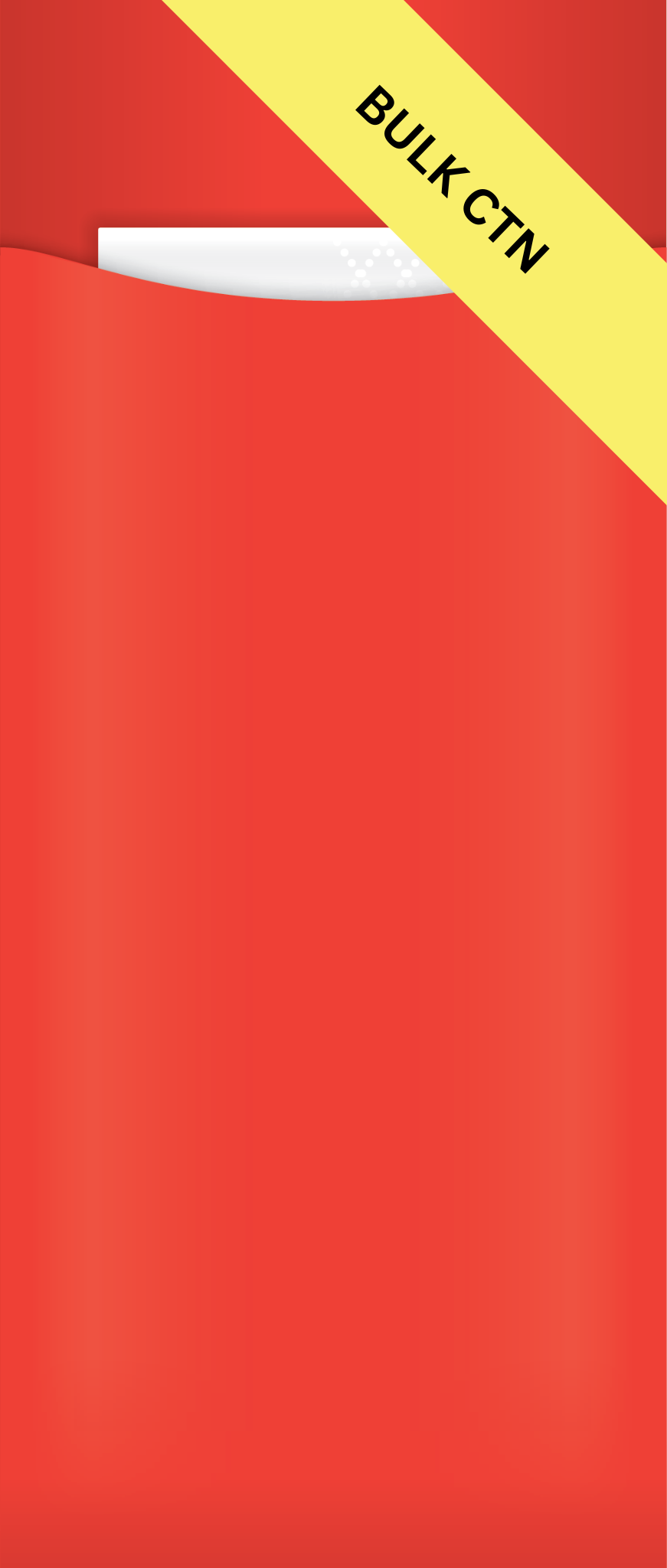 ORANGE CUTLERY POUCH WITH BULK LABEL