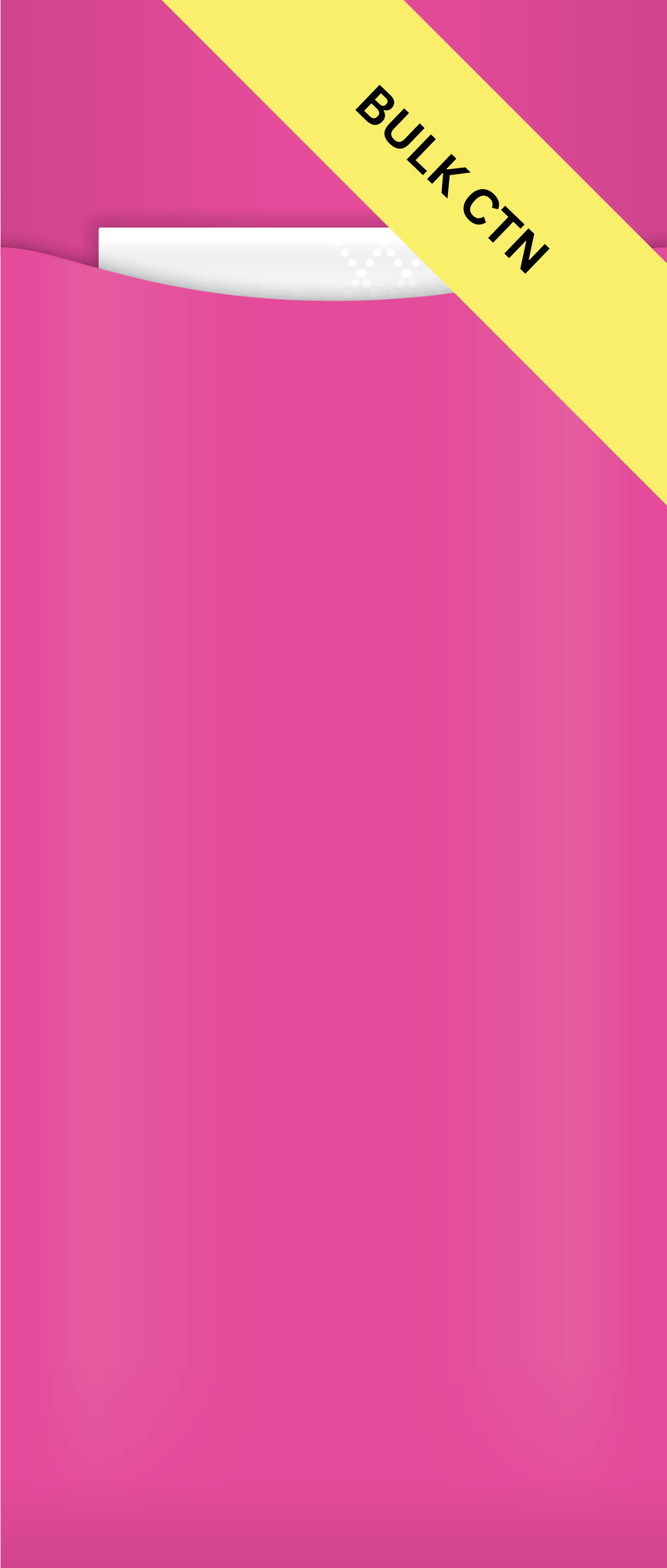 Yiassoo Pink Cutlery Pouch 85 x 200mm with 3ply White Napkin