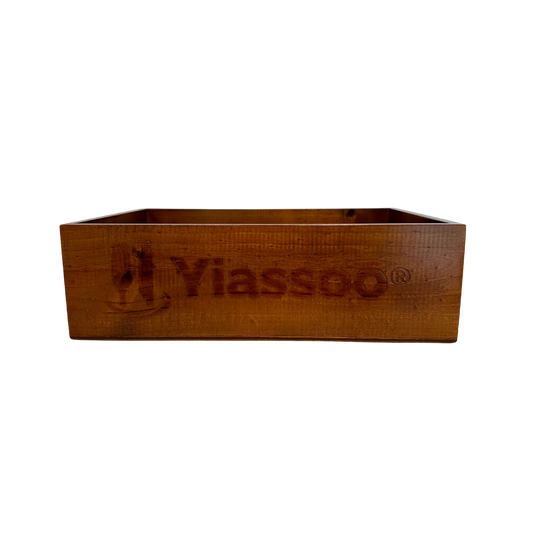 wooden presentation box for yiassoo cutlery pouches