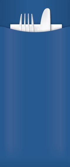 Blue Cutlery Pouch 85 x 200