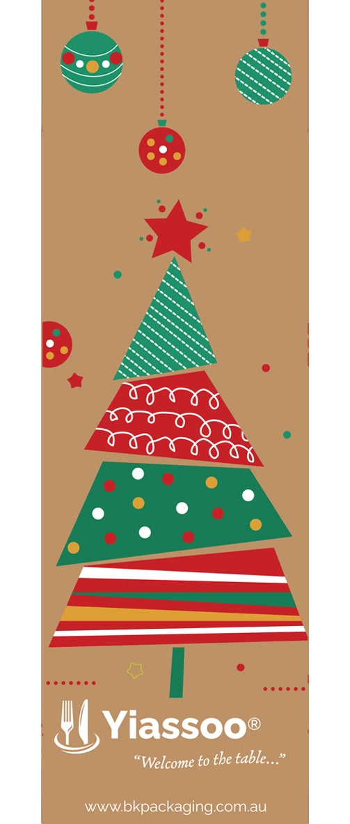 Xmas Kraft No Napkin Back